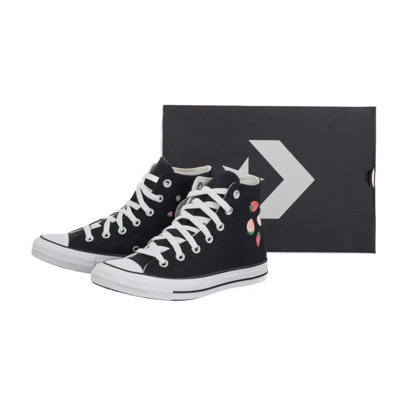 Converse CTAS Hi Black/Soft Red/Green A14932C (CO769-a) bateliai