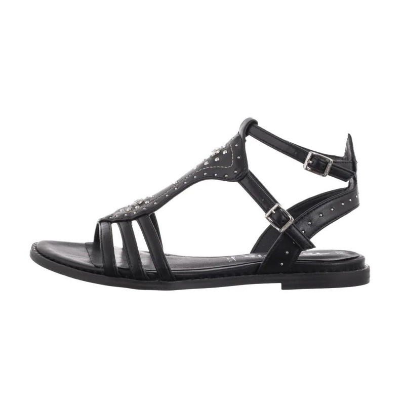 Tamaris Czarne 1-28147-44 001 Black (TM548-a) sandalai