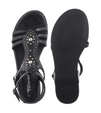 Tamaris Czarne 1-28147-44 001 Black (TM548-a) sandalai