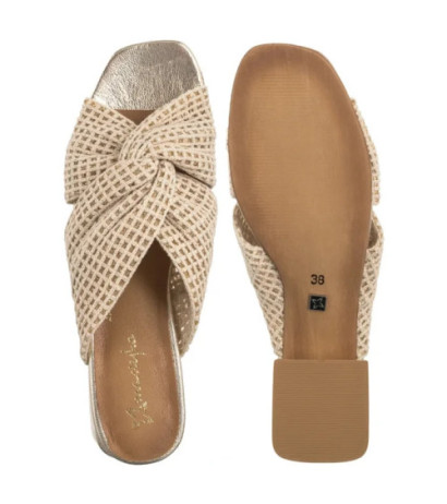 Maciejka Złote/Beżowe 06955-25/00-0 (MA1360-a) bateliai