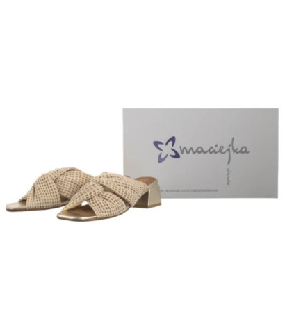 Maciejka Złote/Beżowe 06955-25/00-0 (MA1360-a) bateliai