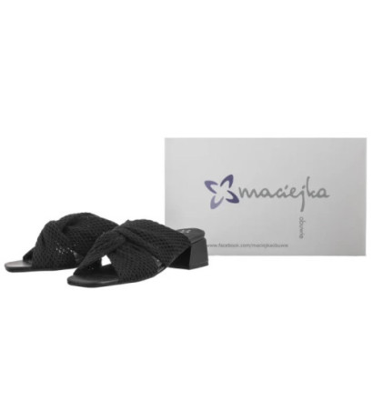 Maciejka Czarne 06955-01/00-0 (MA1360-b) Moteriški batai/šlepetės
