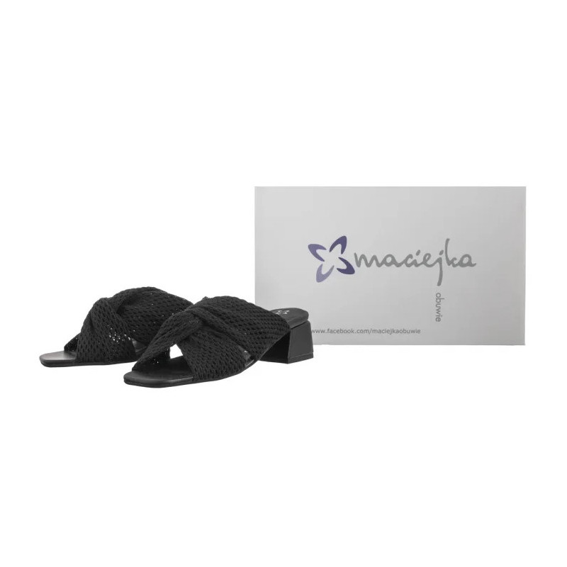 Maciejka Czarne 06955-01/00-0 (MA1360-b) Moteriški batai/šlepetės