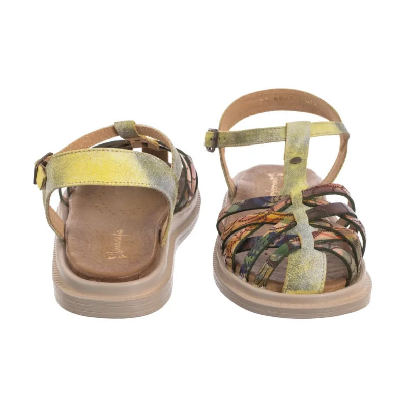 Maciejka Żółte 06803-07/00-5 (MA1365-b) sandalai