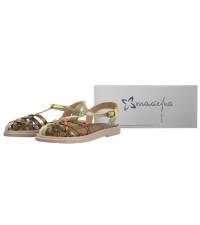 Maciejka Żółte 06803-07/00-5 (MA1365-b) sandalai
