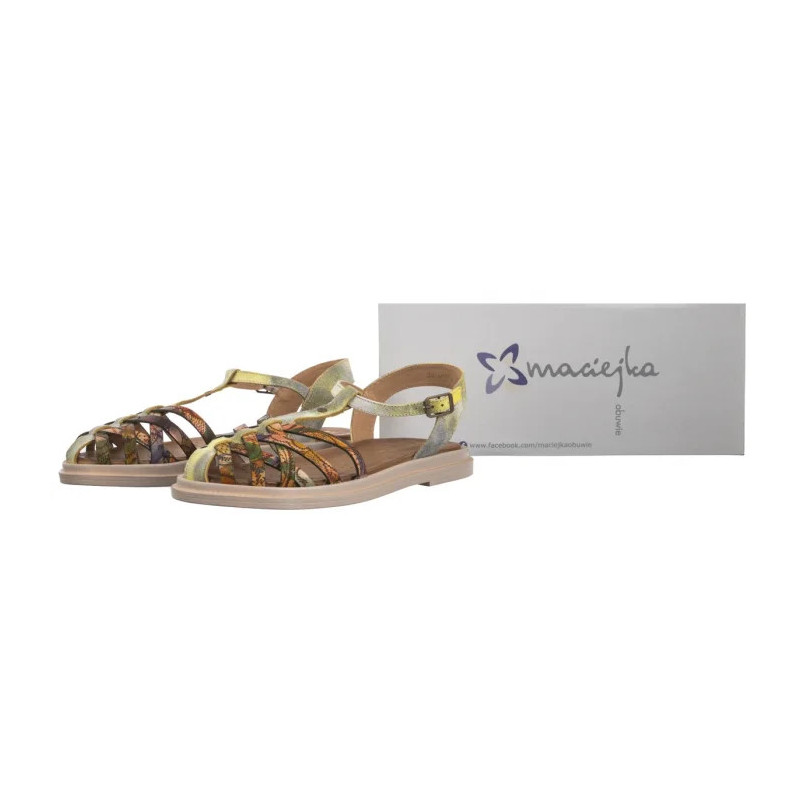 Maciejka Żółte 06803-07/00-5 (MA1365-b) sandalai