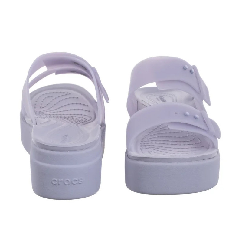 Crocs Brooklyn Buckle Frosted Low Wedge Purple Moon 210980-5BR (CR368-a) Moteriški batai/šlepetės