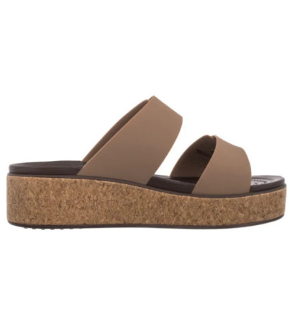 Crocs Brooklyn Cork Buckle Milk Chocolate 211252-2JJ (CR369-a) 