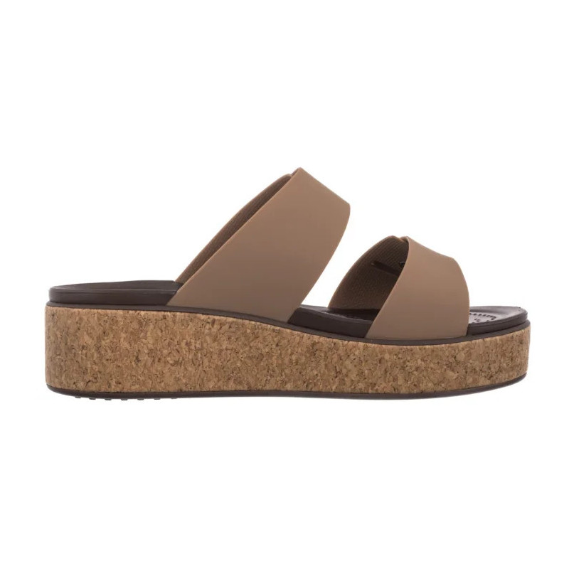 Crocs Brooklyn Cork Buckle Milk Chocolate 211252-2JJ (CR369-a) 