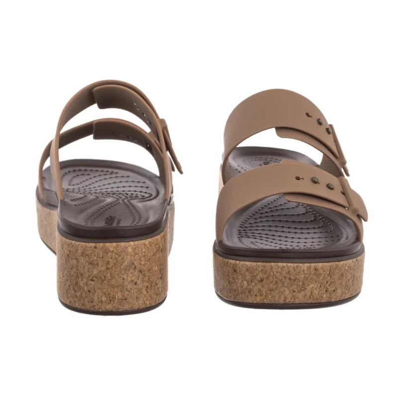 Crocs Brooklyn Cork Buckle Milk Chocolate 211252-2JJ (CR369-a) 