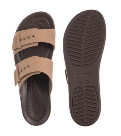 Crocs Brooklyn Cork Buckle Milk Chocolate 211252-2JJ (CR369-a) 