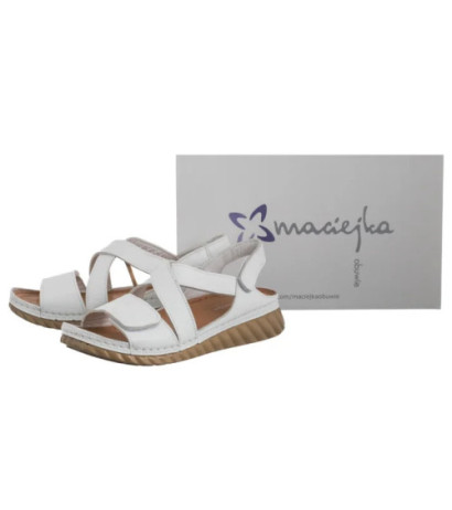 Maciejka Białe L6848-11/00-1 (MA1380-b) sandalai