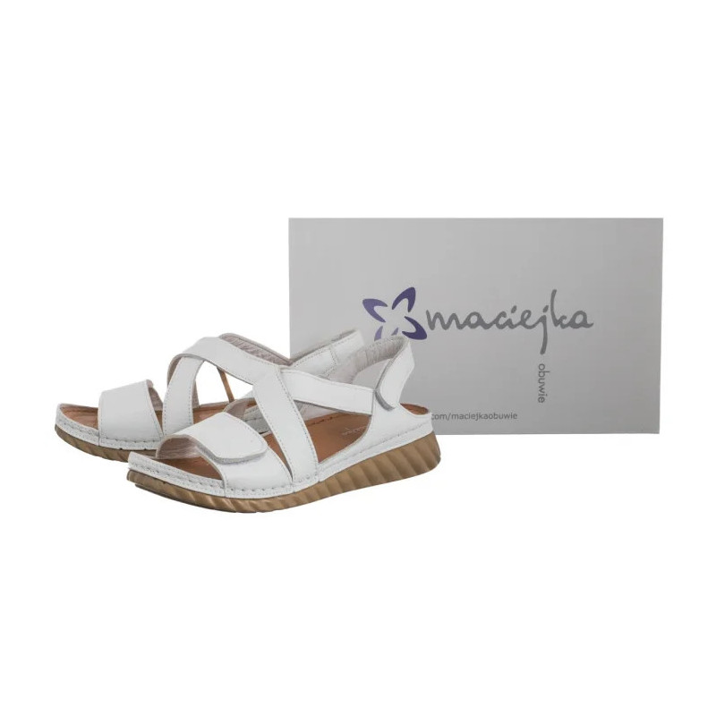 Maciejka Białe L6848-11/00-1 (MA1380-b) sandalai