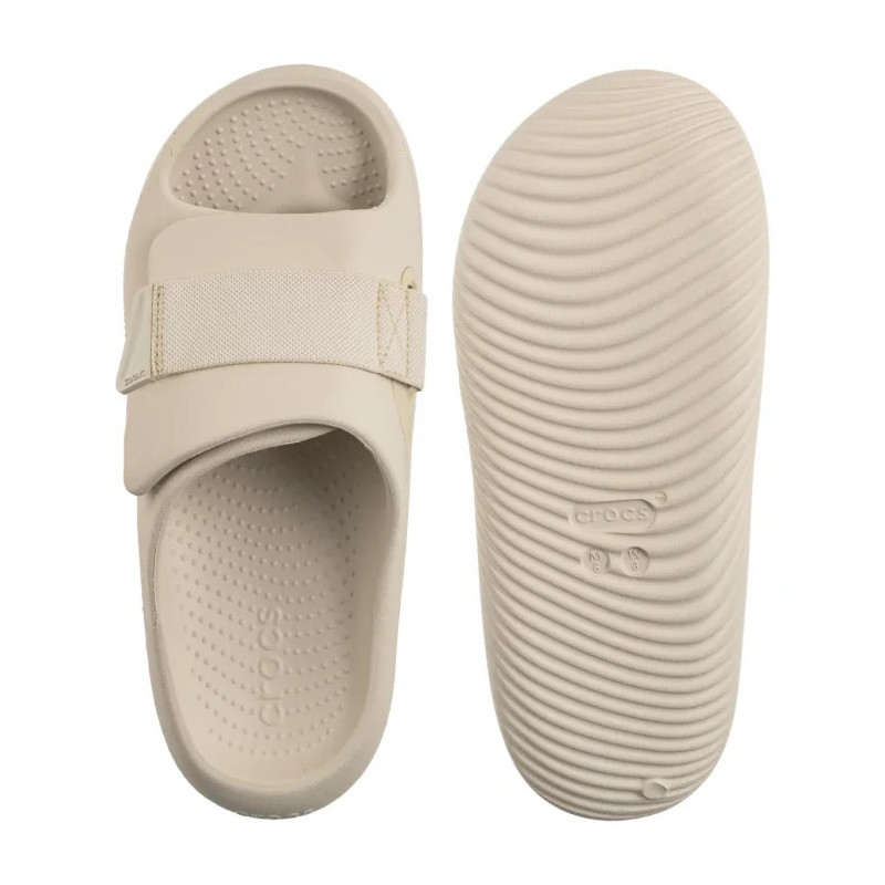 Crocs Mellow Luxe Recovery Slide Stucco 209413-160 (CR374-a) Moteriški batai/šlepetės