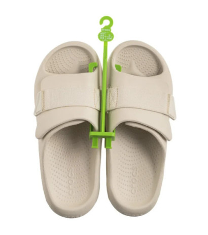 Crocs Mellow Luxe Recovery Slide Stucco 209413-160 (CR374-a) Moteriški batai/šlepetės