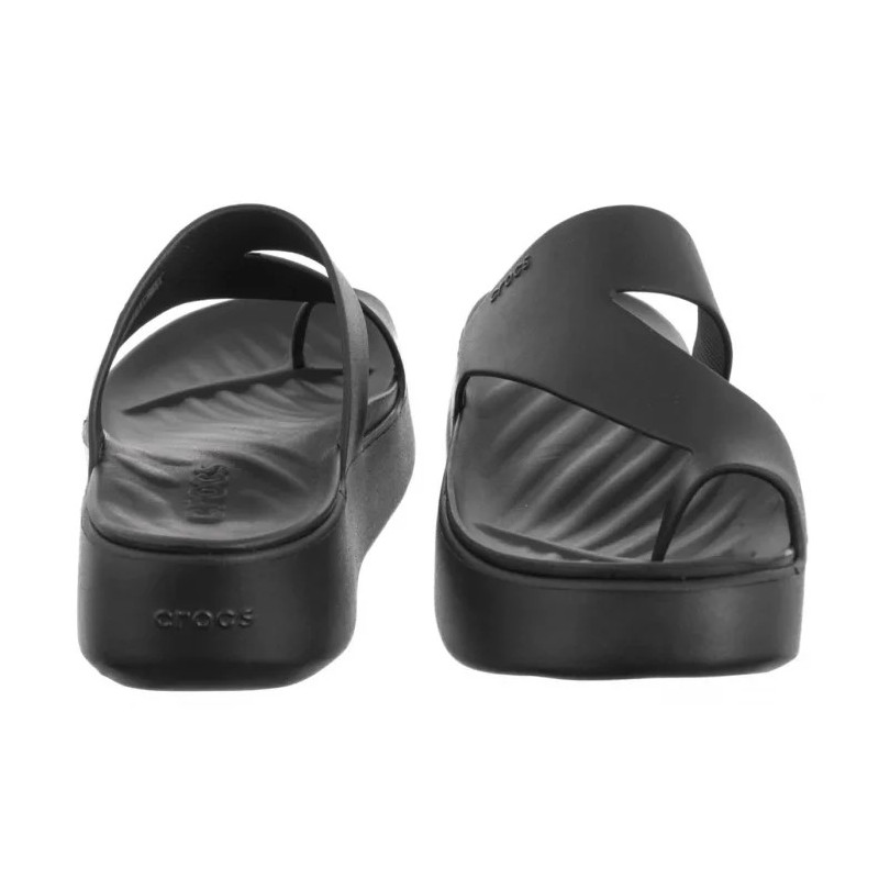 Crocs Getaway Platform Toe Loop Black 210834-001 (CR375-b) šlepetės