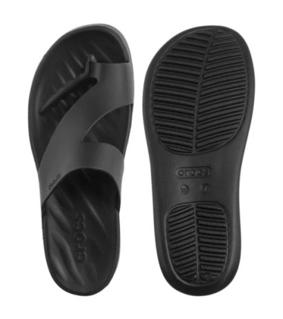 Crocs Getaway Platform Toe Loop Black 210834-001 (CR375-b) šlepetės
