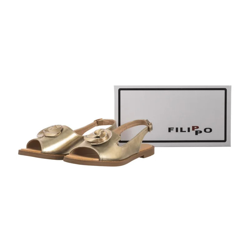 Filippo Złote DS6915/25 GO (FO166-a) sandalai