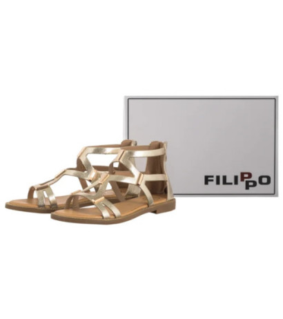 Filippo Złote DS6912/25 GO (FO167-a) sandalai