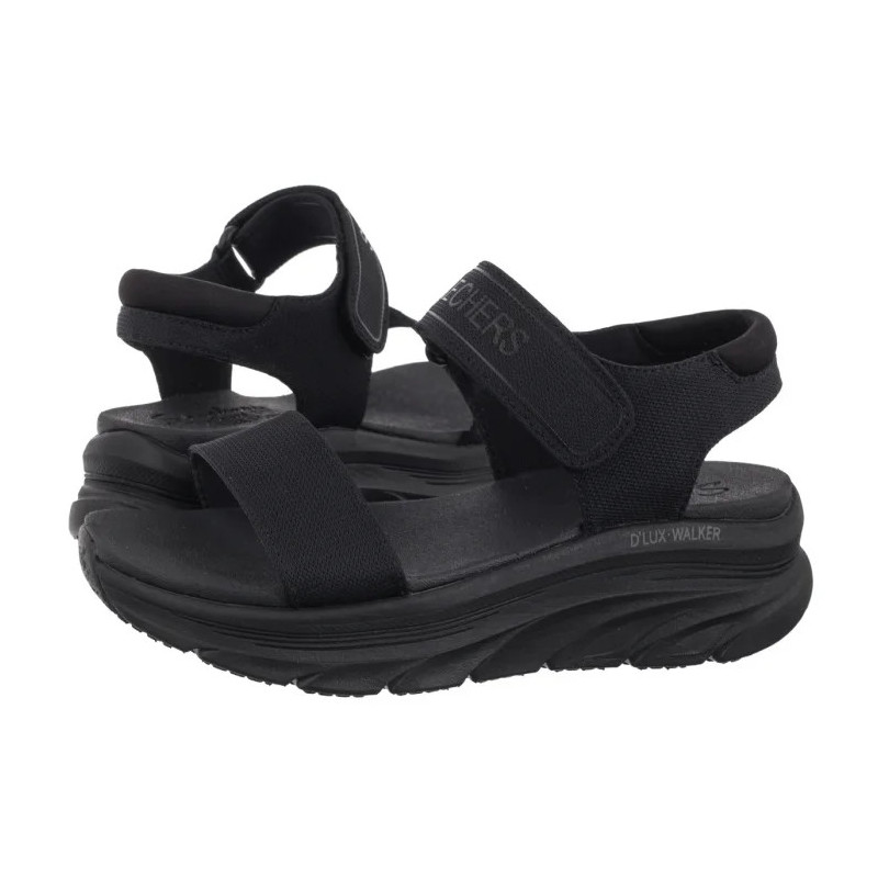 Skechers D'Lux Walker - New Block Black 119226/BBK (SK231-a) sandalai