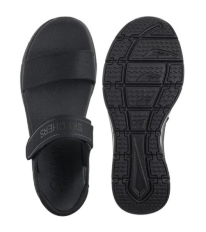 Skechers D'Lux Walker - New Block Black 119226/BBK (SK231-a) sandalai
