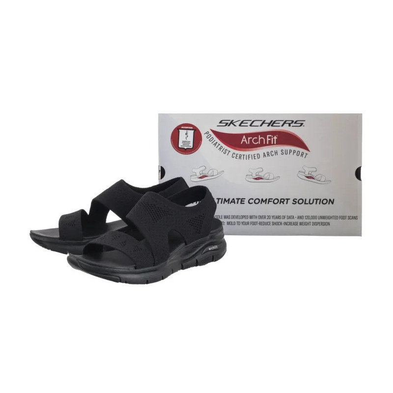 Skechers Arch Fit - Brightest Day Black 119458/BBK (SK232-a) sandalai