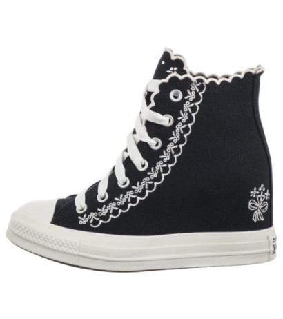 Converse CTAS Wedge Hi Black/Vintage White/Pale Petal A13546C (CO776-a) batai
