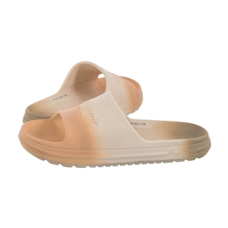 Pepe Jeans Beach Slidecol Light Peach Beige PLS70166 108 (PE45-a) Moteriški batai/šlepetės