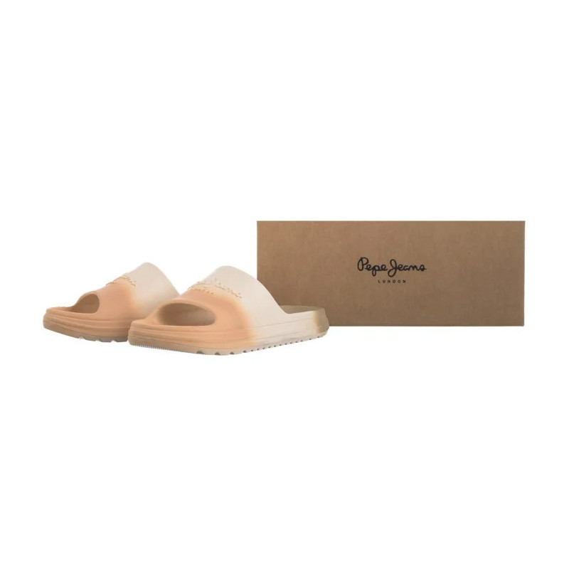 Pepe Jeans Beach Slidecol Light Peach Beige PLS70166 108 (PE45-a) Moteriški batai/šlepetės