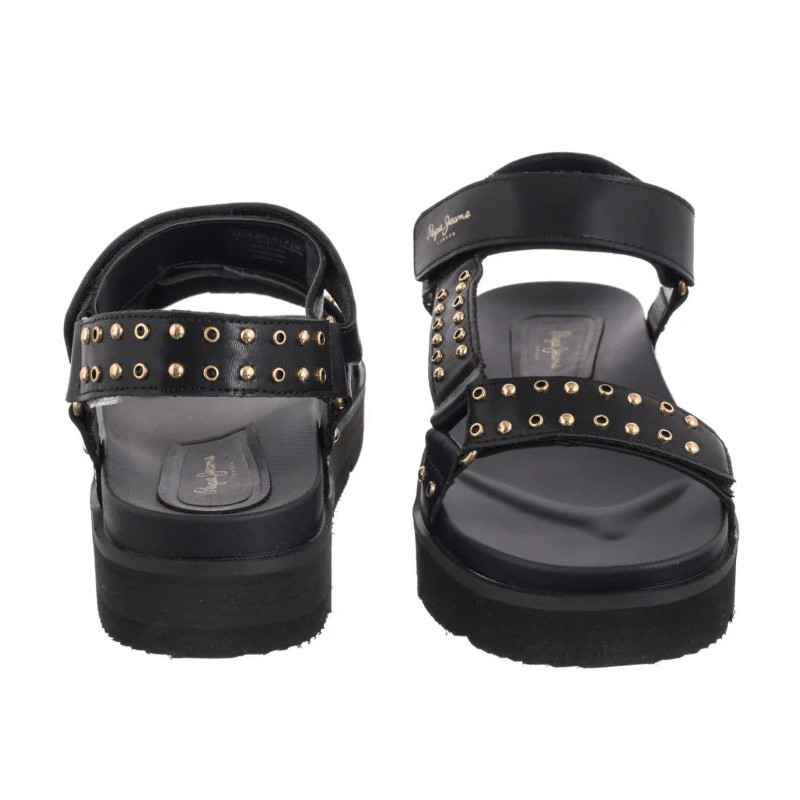Pepe Jeans Pola Metal Black PLS90678 999 (PE46-a) sandalai