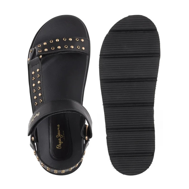 Pepe Jeans Pola Metal Black PLS90678 999 (PE46-a) sandalai