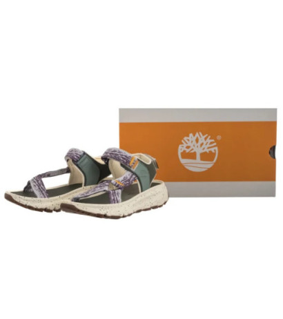 Timberland Motion Dune Backstrap Sandal Natural Webbing W Dk 0A41R8 EUA (TI149-a) sandalai