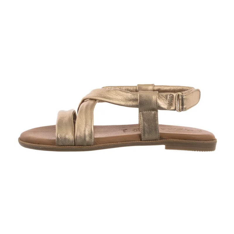 Tamaris Złote 1-28109-44 933 Light Gold (TM549-a) sandalai