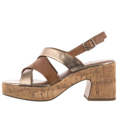 Tamaris Brązowe 1-28312-44 392 Cognac Comb  (TM550-a) sandalai