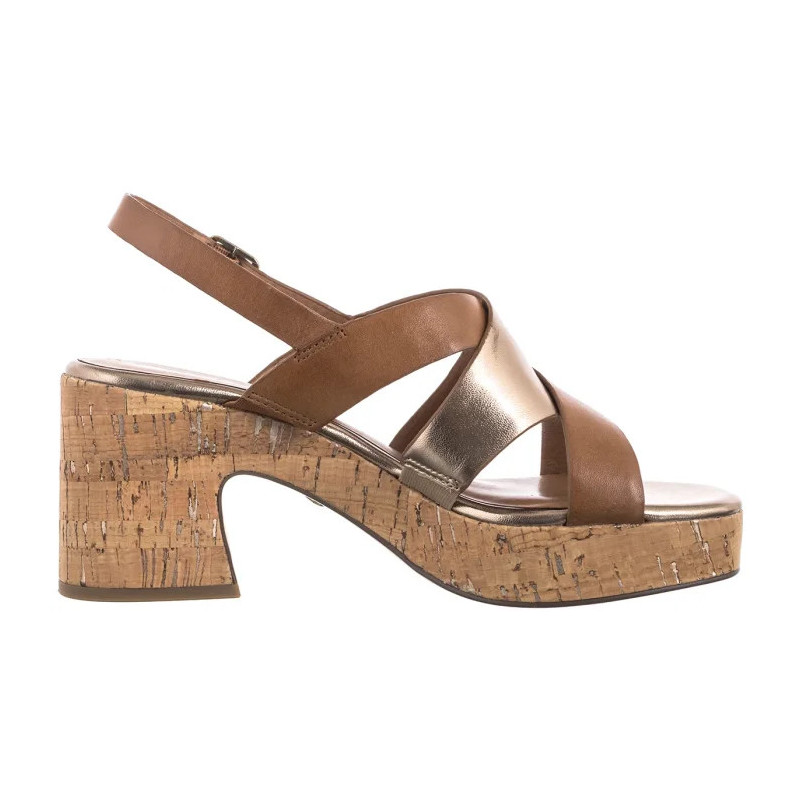 Tamaris Brązowe 1-28312-44 392 Cognac Comb  (TM550-a) sandalai