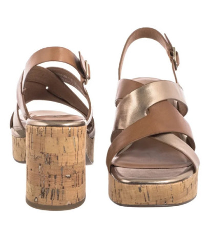 Tamaris Brązowe 1-28312-44 392 Cognac Comb  (TM550-a) sandalai