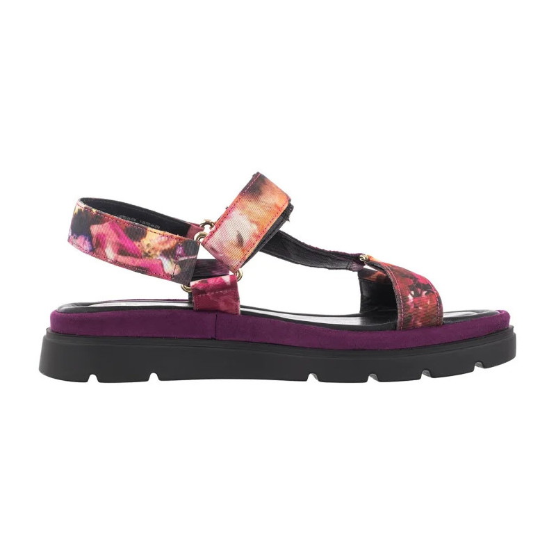 Tamaris Różowe 1-28703-44 578 Dark Pink Comb (TM551-a) sandalai