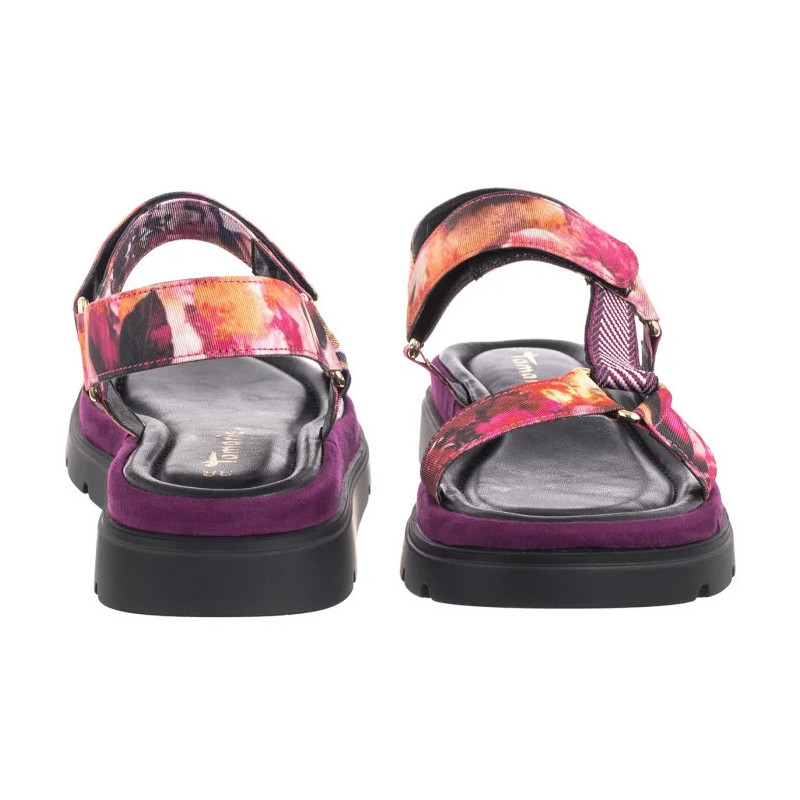 Tamaris Różowe 1-28703-44 578 Dark Pink Comb (TM551-a) sandalai