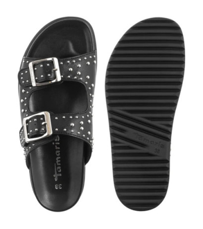 Tamaris Czarne 1-27421-44 001 Black   (TM552-a) Moteriški batai/šlepetės
