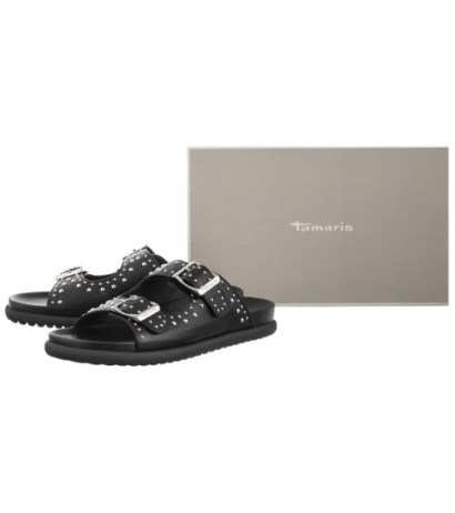 Tamaris Czarne 1-27421-44 001 Black   (TM552-a) Moteriški batai/šlepetės