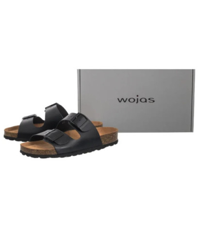 Wojas Czarne 74077-51 (WO300-a) Moteriški batai/šlepetės