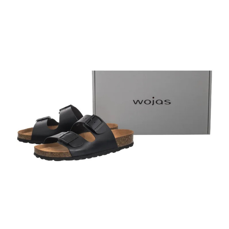 Wojas Czarne 74077-51 (WO300-a) Moteriški batai/šlepetės