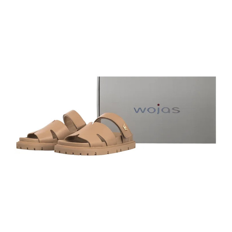 Wojas Beżowe 74135-54 (WO307-a) Moteriški batai/šlepetės