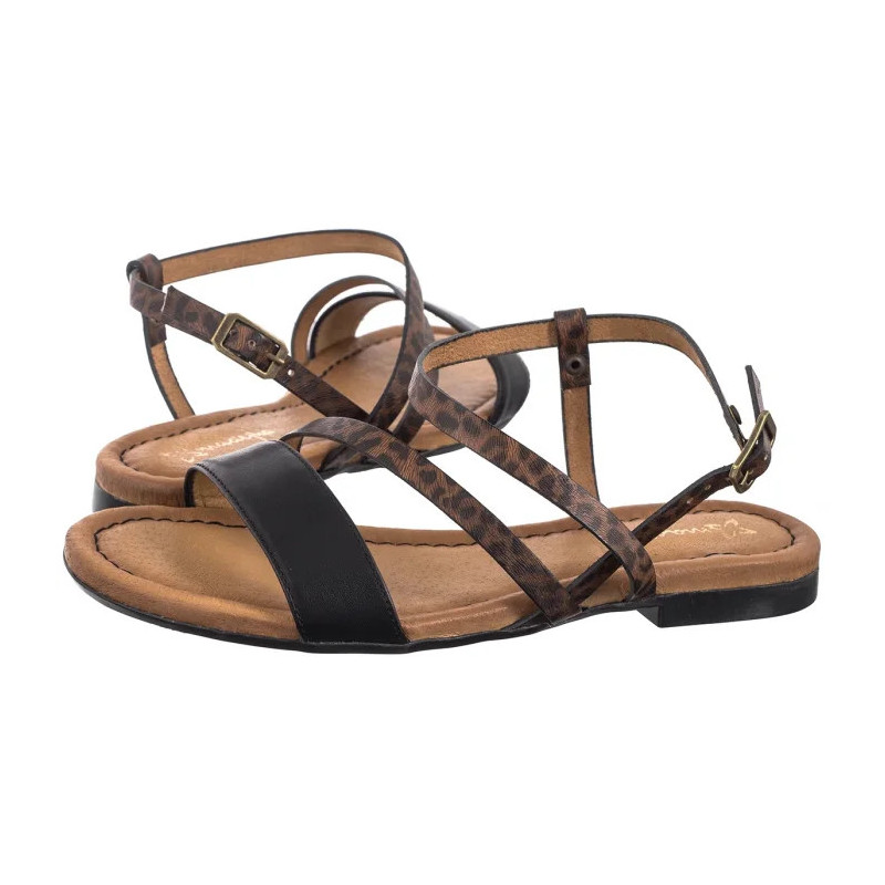 Maciejka Czarne/Panterka 06966-01/00-1 (MA1391-a) sandalai