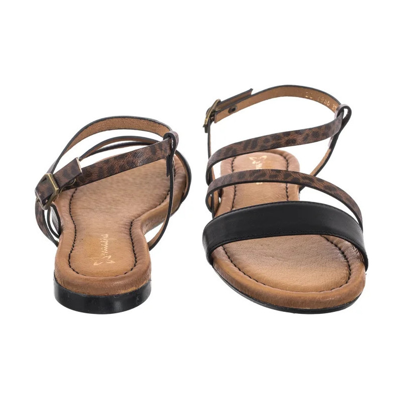 Maciejka Czarne/Panterka 06966-01/00-1 (MA1391-a) sandalai