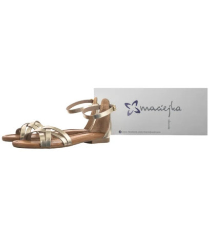 Maciejka Złote 07029-25/00-0 (MA1383-b) sandalai