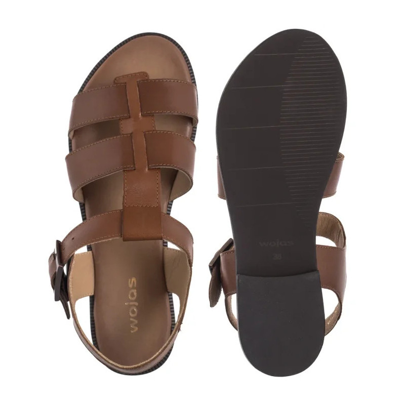 Wojas Brązowe 76211-53 (WO309-a) sandalai