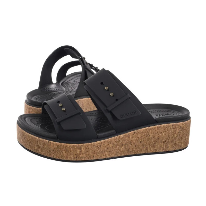 Crocs Brooklyn Cork Buckle Milk Chocolate 211252-2JJ (CR369-b) 