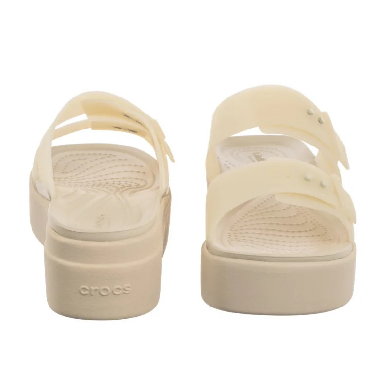 Crocs Brooklyn Buckle Frosted Low Wedge Purple Moon 210980-5BR (CR368-b) Moteriški batai/šlepetės