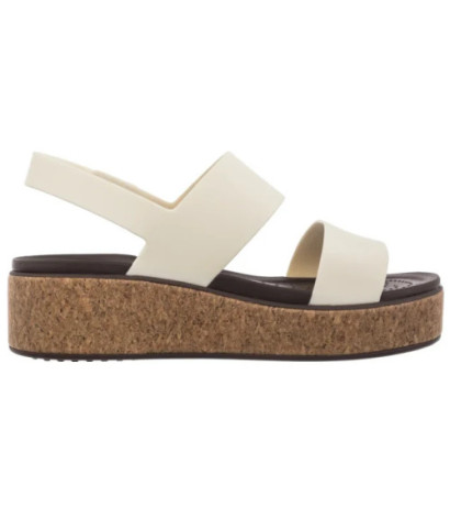 Crocs Brooklyn Cork Low Wedge Black 211144-060 (CR370-b) sandalai